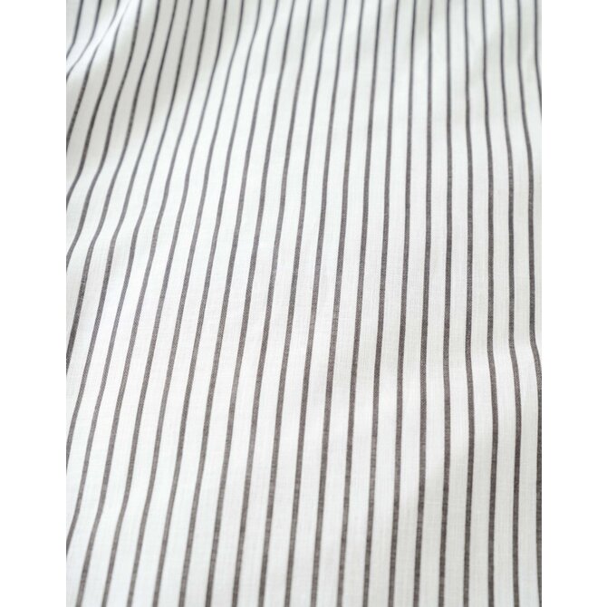 Marc O'Polo Classic Fine Stripe Dekbedovertrek 260x200/220 Anthracite Marc O'Polo Classic Fine Stripe Dekbedovertrek 260x200/220 Anthracite