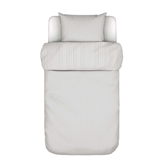 Marc O'Polo Classic Fine Stripe Dekbedovertrek 200x200/220 Anthracite