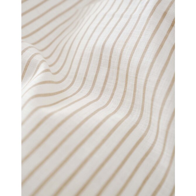 Marc O'Polo Classic Fine Stripe Dekbedovertrek 200x200/220 Dark sand