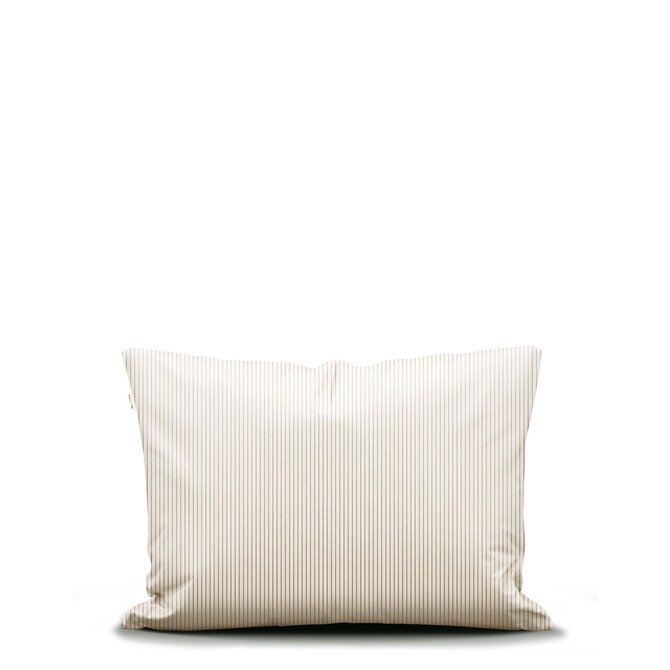 Marc O'Polo Classic Fine Stripe Kussensloop 60x70 Dark sand