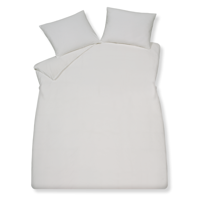 Vandyck Dekbedovertrek PURE 66 cotton hemp light stone 2-persoons (200x200/220 )