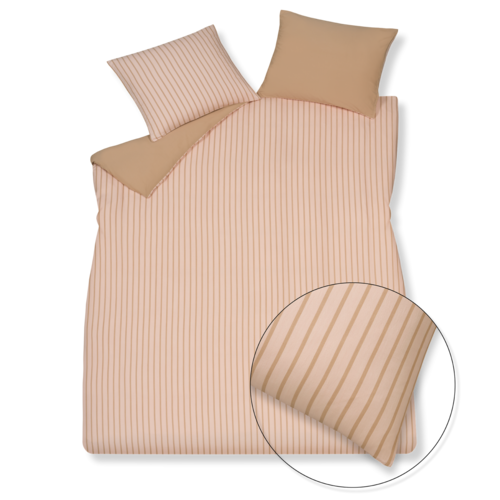 Vandyck Vandyck Dekbedovertrek PURE 92 sepia pink 2-persoons (200x200/220 ) afbeelding