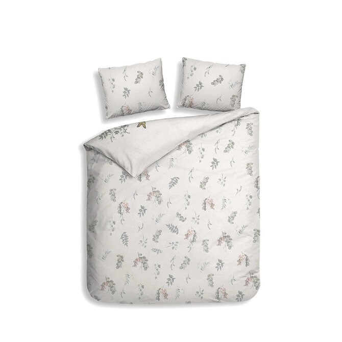 Heckett & Lane Nina Dekbedovertrek 140x200/220 White Heckett & Lane Nina Dekbedovertrek 140x200/220 White