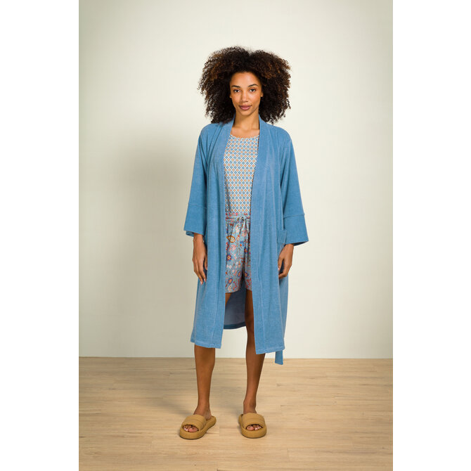 Pip Studio Tilly Short Sleeve Top Mojo Blue XL Pip Studio Tilly Short Sleeve Top Mojo Blue XL