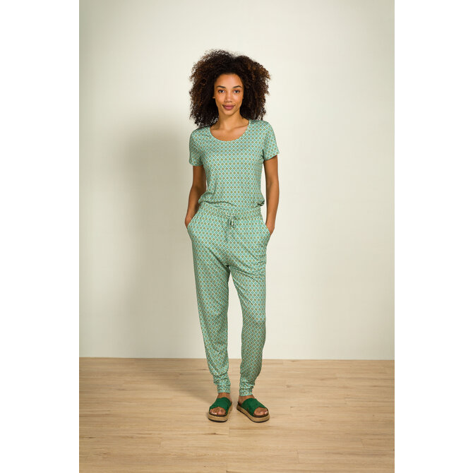 Pip Studio Tilly Short Sleeve Top Mojo Green L Pip Studio Tilly Short Sleeve Top Mojo Green L