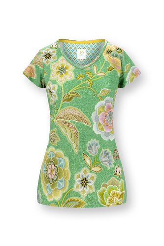 Pip Studio Pip Studio Toy Short Sleeve Top Matata Green XXL