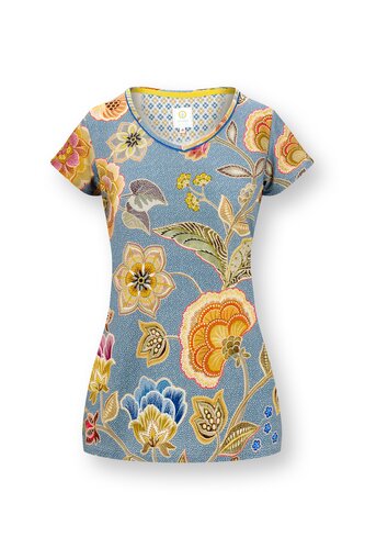 Pip Studio Pip Studio Toy Short Sleeve Top Matata Blue M