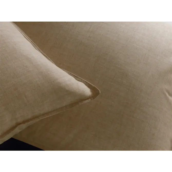 Zo! Home Lino Dekbedovertrek 200x200/220 Tan Brown Zo! Home Lino Dekbedovertrek 200x200/220 Tan Brown