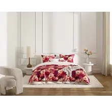 De Witte Lietaer Dekbedovertrek Dahlia  240x220   coral paradis