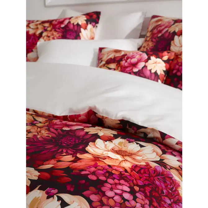 De Witte Lietaer Dekbedovertrek Dahlia  240x220   coral paradis