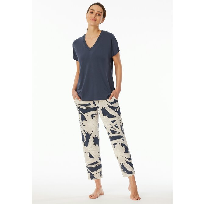 Schiesser Pyjamas 3/4  graphite 182540 40/L