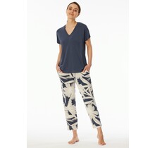 Schiesser Pyjamas 3/4  graphite 182540 46/3XL