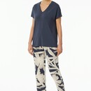 Schiesser Schiesser Pyjamas 3/4  graphite 182540 46/3XL