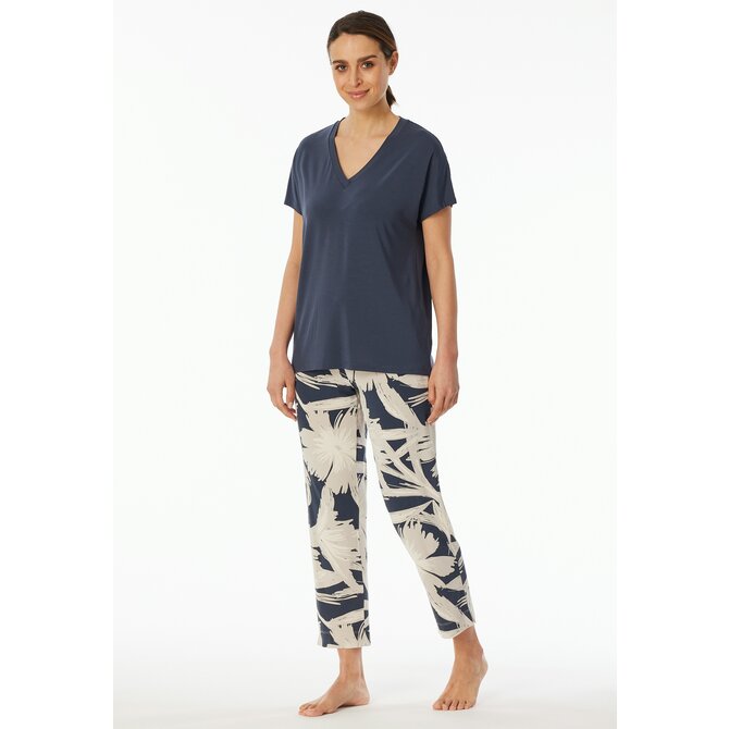 Schiesser Pyjamas 3/4  graphite 182540 46/3XL
