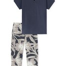 Schiesser Schiesser Pyjamas 3/4  graphite 182540 46/3XL