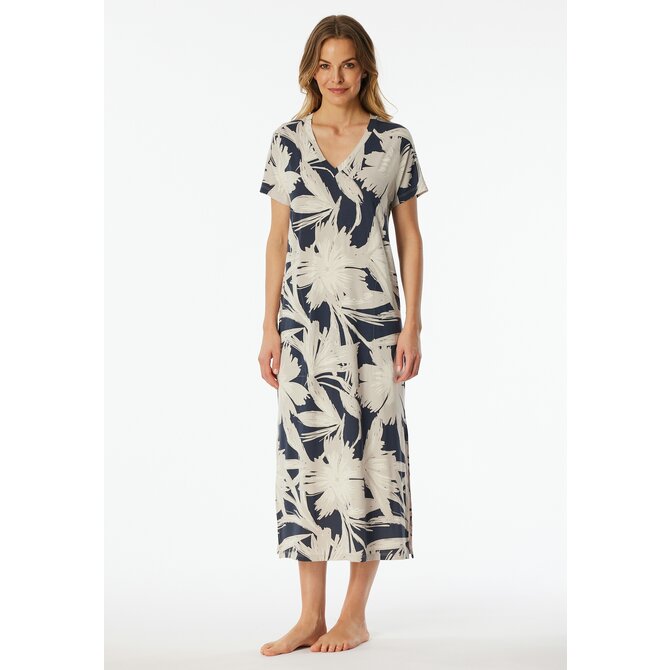 Schiesser Nightshirt 1/2 graphite 182539 42/XL Schiesser Nightshirt 1/2 graphite 182539 42/XL