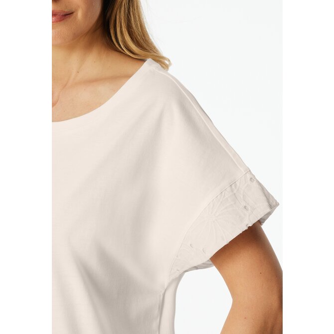 Schiesser Nightshirt 1/2 off-white  182535 40/L