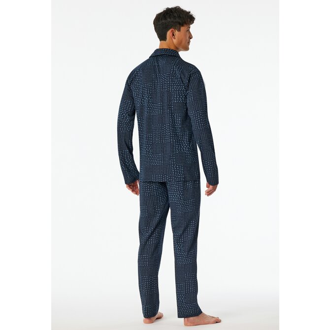 Schiesser Pyjama Long  graphite 182656 54/XL Schiesser Pyjama Long  graphite 182656 54/XL