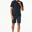 Schiesser Schiesser Pyjama Short graphite 182613 56/XXL