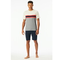 Schiesser Pyjama Short light red  182607 54/XL