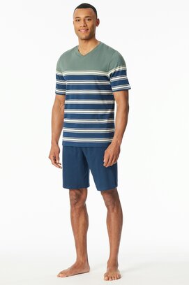 Schiesser Pyjama Short khaki  182604 58/3XL