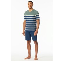 Schiesser Pyjama Short khaki  182604 48/S