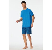 Schiesser Pyjama Short aquarium 181157 50/M