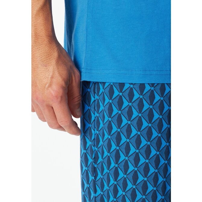 Schiesser Pyjama Short aquarium 181157 52/L Schiesser Pyjama Short aquarium 181157 52/L