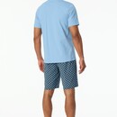 Schiesser Schiesser Pyjama Short pacific blue 181157 52/L