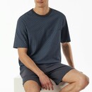 Schiesser Schiesser Pyjama Short graphite 181155 48/S