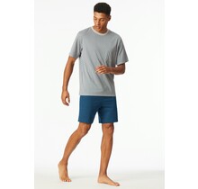 Schiesser Pyjama Short silver 181155 48/S