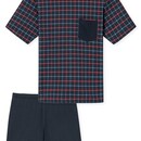 Schiesser Schiesser Pyjama Short navy 181155 58/3XL