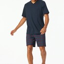 Schiesser Schiesser Pyjama Short navy 181153 56/XXL
