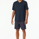 Schiesser Schiesser Pyjama Short navy 181153 56/XXL