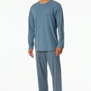Schiesser Schiesser Pyjama Long  graphite 180262 50/M