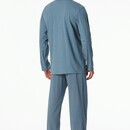 Schiesser Schiesser Pyjama Long  graphite 180262 50/M