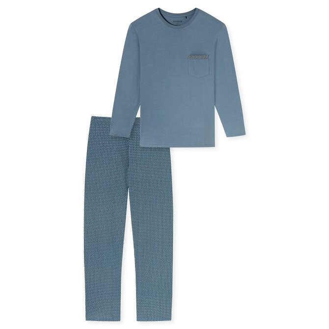 Schiesser Pyjama Long  graphite 180262 52/L Schiesser Pyjama Long  graphite 180262 52/L