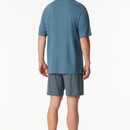 Schiesser Schiesser Pyjama Short graphite 180261 48/S
