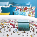 Dommelin Dommelin Dekbedovertrek Butterfly Satijn 300TC Multikleur 140x200/220 cm