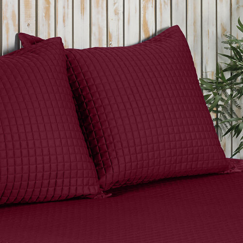 Dommelin Dommelin Sierkussenhoes Chicago Satijn 300TC Rosso 40x40 cm