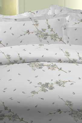 Dommelin Kussensloop Volant Flora Percal 200TC Blauw 60x70 cm