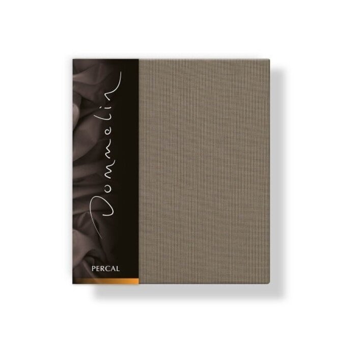 Dommelin Kussensloop Uni Percal 200TC 512 Taupe 60x70
