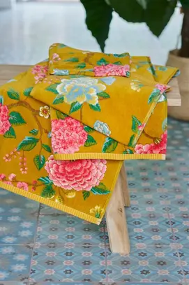 Pip Studio Good Evening Yellow 55x100