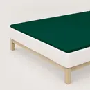 Schlafgut Schlafgut Pure Jersey Topper Hoeslaken M - 120x200 - 130x220 690 Green Deep