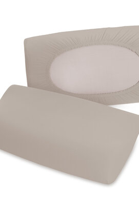 Schlafgut Pure flexible Kussensloop S-XL 496 Sand Mid