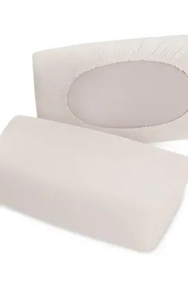 Schlafgut Pure flexible Kussensloop S-XL 744 Sand Light
