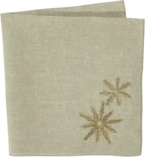 Sander Sander linnen servet Crystal 45x45 Beige