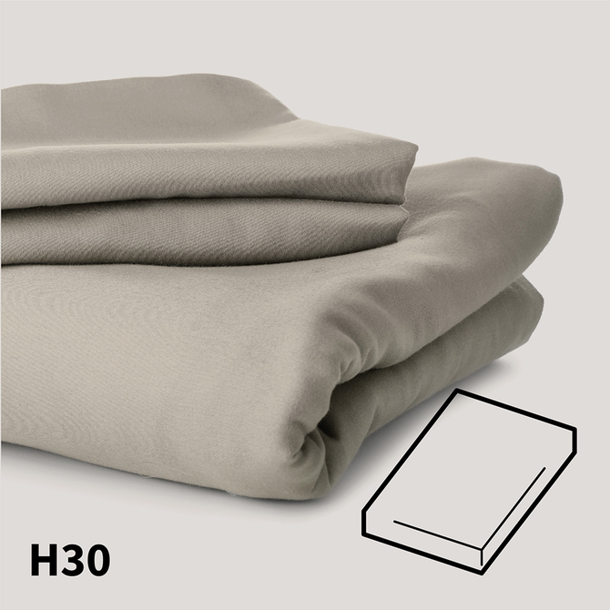 Dommelin Hoeslaken Uni Satijn 600tc 722 Cognac 80x210/30
