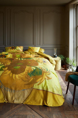 Beddinghouse x Van Gogh dekbedovertrek Tournesol geel 200x200/220