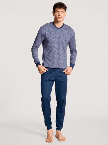 Calida Calida Men Pyjamas 42763 Pottery Blue M